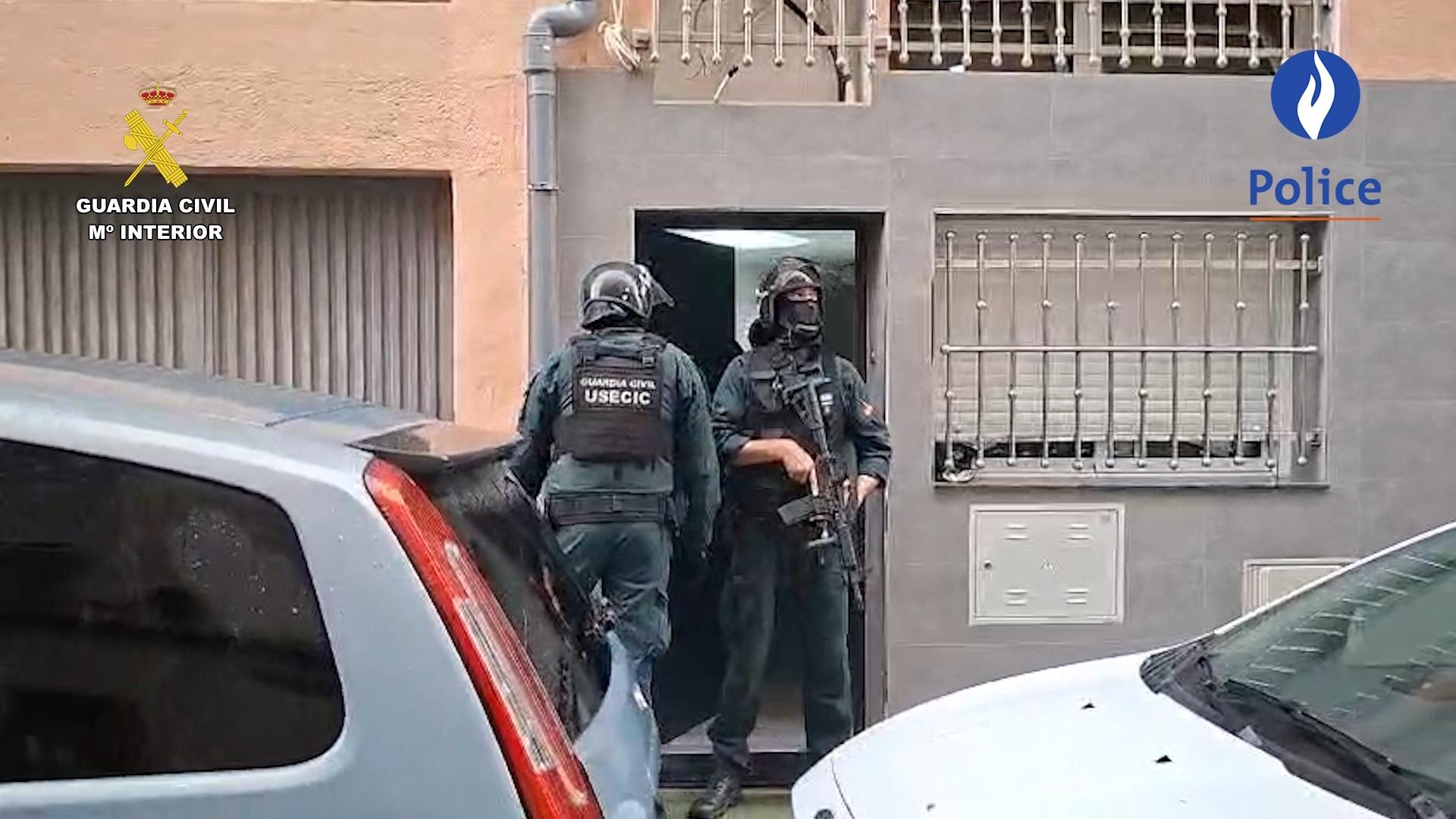Detención de sospechosos del asesinato de un policía en Bélgica realizada en Almería