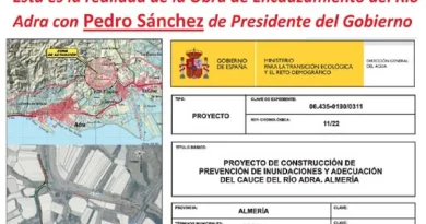 Cronología del encauzamiento del río Adra: de la promesa de 2001 con Aznar a las obras actuales con Pedro Sánchez