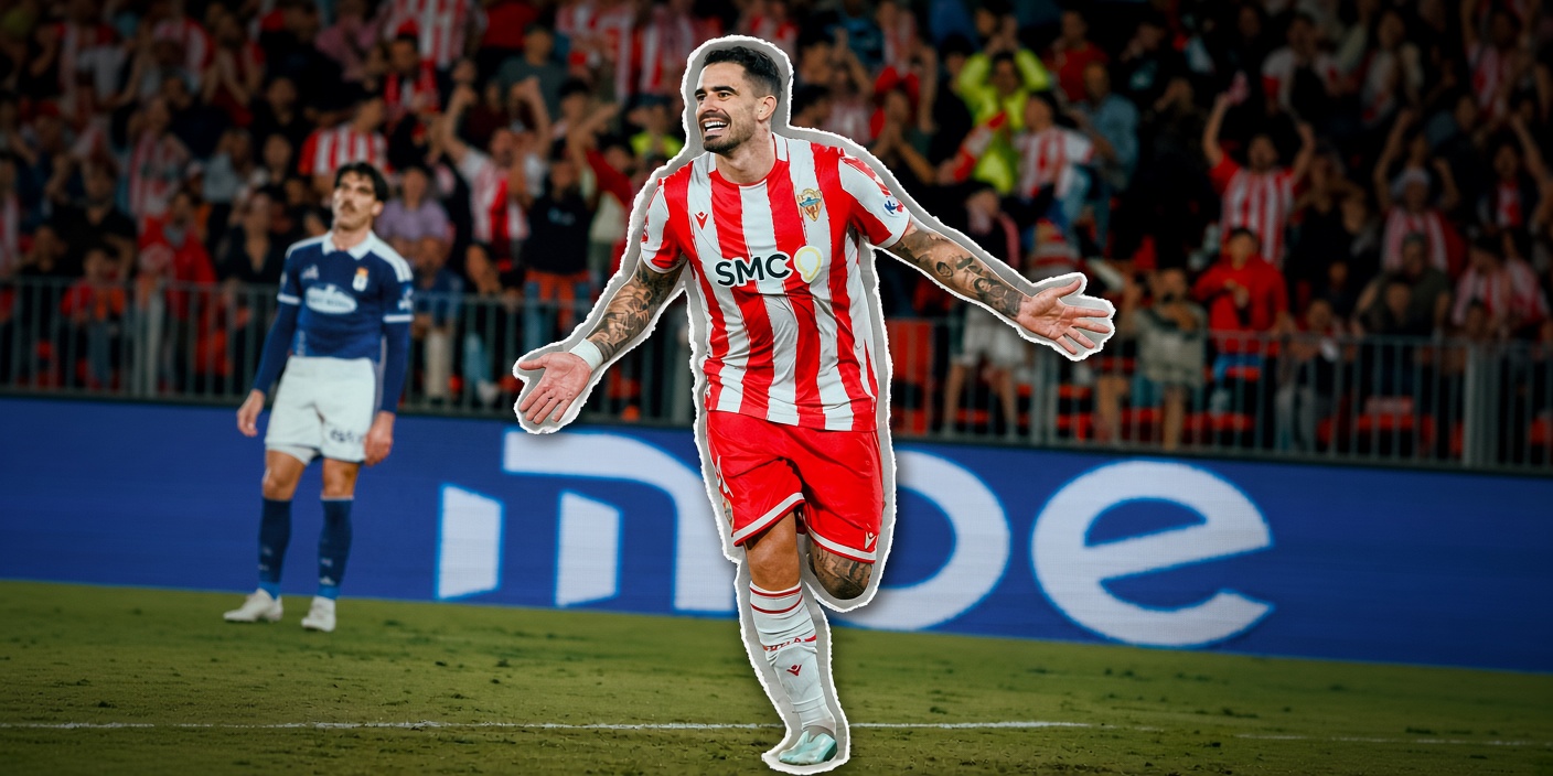 La UD Almería de deja empatar por el Oviedo en los minutos finales