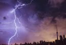 Dramatic footage shows house collapsing due to thunderstorm