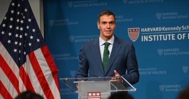 Pedro Sánchez, en Harvard: «Algunos algoritmos que están detrás de tecnologías como la IA no han sido construidos para servirnos sino para esclavizarnos»